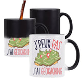 Mug Magique J'peux pas Géocaching - Planetee
