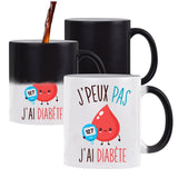 Mug Magique J'peux pas Diabète - Planetee