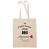 Sac Tote Bag Petit Bazar d'une Bru d'amour - Planetee