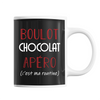 Mug Chocolat C'est ma Routine - Planetee