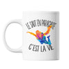 Mug Saut en parachute c'est la vie - Planetee