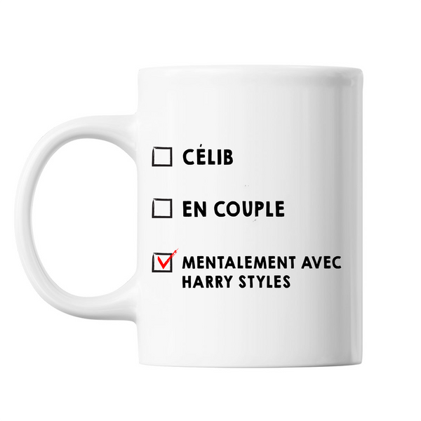 Mug Couple En couple avec Célébrité - Harry Styles - Planetee