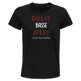 T-shirt femme Basse C'est ma Routine - Planetee