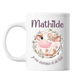 Mug Mathilde Amour et Biberon de Lait Vache - Planetee