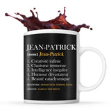 Mug Jean-Patrick Définition Perfection - Planetee