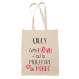 Tote Bag Lilly Meilleure Maman - Planetee