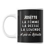 Mug prénom Josétte cadeau départ retraite - Planetee