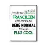 Affiche fier d'être Francilien - Planetee