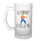 Chope de bière Karaté c'est la vie Karatéka - Planetee