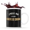 Mug Cheffe de Cuisine J'peux pas - Planetee