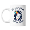 Mug Un jour j'irai sur la lune Blanc - Planetee
