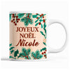 Tasse Noël Nicole Beige - Planetee
