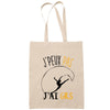 Sac Tote Bag J'peux pas Grs beige - Planetee