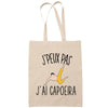 Sac Tote Bag J'peux pas Capoeira beige - Planetee