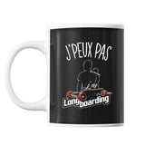 Mug Longboard j'peux pas Noir - Planetee