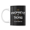 Mug Propriété de Thomas - Planetee