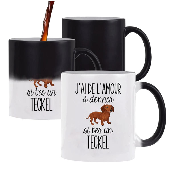 Mug magique Amour Teckel - Planetee