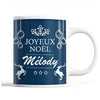 Tasse Noël Mélody Bleu - Planetee