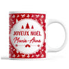 Tasse Noël Marie-Anne Rouge - Planetee