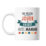 Mug Ma mission Basket avec Maman - Planetee