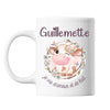 Mug Guillemette Amour et Biberon de Lait Vache - Planetee