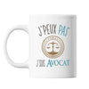 Mug Avocat j'peux pas Blanc - Planetee