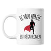 Mug Décathlonien j'peux pas Blanc - Planetee