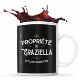 Mug Propriété de Graziella - Planetee