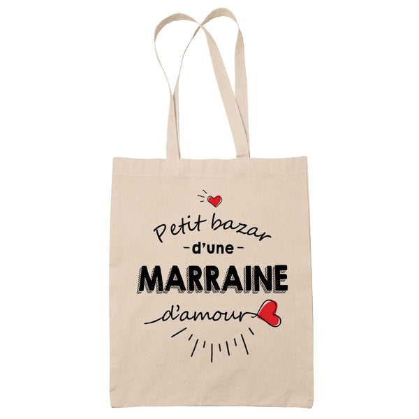 Sac Tote Bag Petit Bazar d'une Marraine d'amour - Planetee