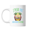 Mug Hamac j'peux pas Blanc - Planetee