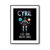 Affiche Prénom Cyril Univers - Planetee