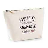 Trousse Graphiste certifiée meilleure dans toute la france| Pochette Toilette Maquillage - Planetee