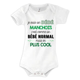 Body bébé fier d'être Manchois - Planetee