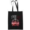 Sac Tote Bag Barbecue Je peux pas Noir - Planetee