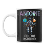 Mug Prénom Antoine Univers - Planetee