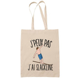 Sac Tote Bag J'peux pas Slackline beige - Planetee