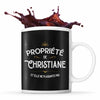 Mug Propriété de Christiane - Planetee