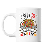 Mug Casino j'peux pas Blanc - Planetee