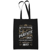 Sac Tote Bag 1977 Femme Parfaite 47 ans - Planetee