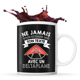 Mug personnalisable deltaplane Prénom Femme Métier Age pour Deltiste - Planetee