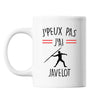 Mug Javelot homme j'peux pas Blanc - Planetee