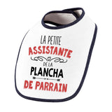 Bavoir bébé fille La Petite Assistante de la Plancha de Parrain - Planetee