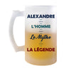 Chope de bière Alexandre Mythe Légende - Planetee