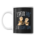 Mug Escape game j'peux pas Noir - Planetee