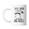 Mug Amour à donner Jack Russel - Planetee