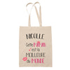 Tote Bag Nicolle Meilleure Maman - Planetee