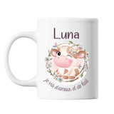 Mug Luna Amour et Biberon de Lait Vache - Planetee