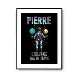 Affiche Prénom Pierre Univers - Planetee