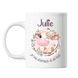 Mug Julie Amour et Biberon de Lait Vache - Planetee