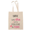 Tote Bag Diane Meilleure Maman - Planetee